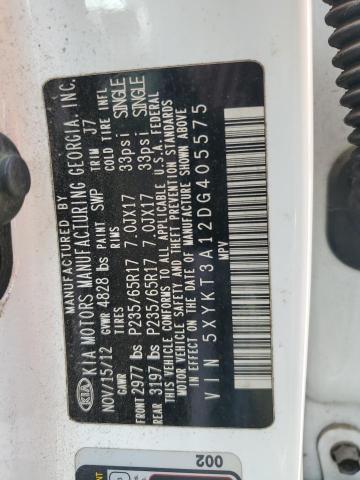 2013 Kia Sorento Lx VIN: 5XYKT3A12DG405575 Lot: 60490074