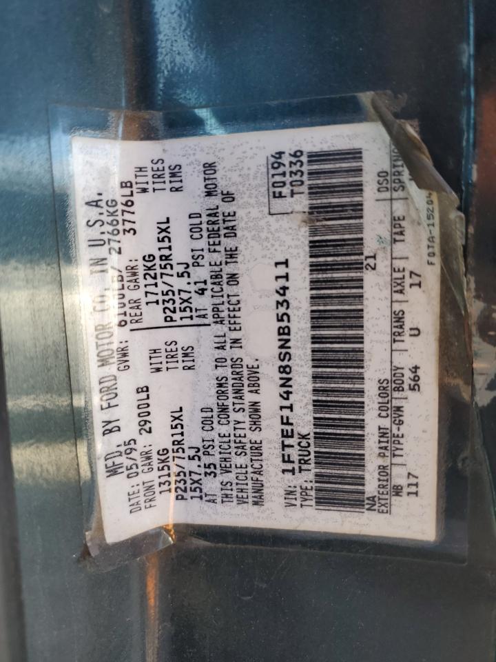 1FTEF14N8SNB53411 1995 Ford F150
