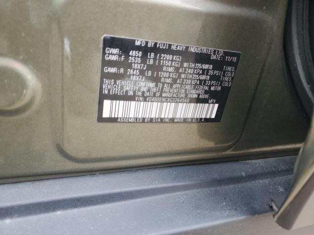 2016 SUBARU OUTBACK 3. - 4S4BSENC8G3264560