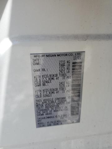 2016 Nissan Pathfinder S VIN: 5N1AR2MM8GC612907 Lot: 57840744