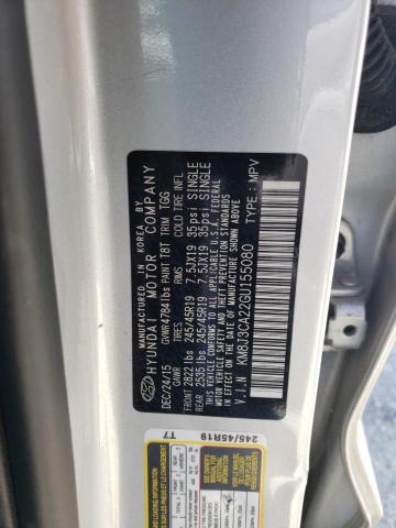 2016 Hyundai Tucson Limited VIN: KM8J3CA22GU155080 Lot: 58115404