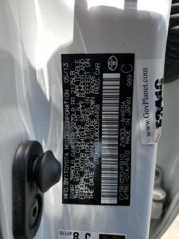 2013 Toyota Prius VIN: JTDKN3DU8D0354458 Lot: 57307434