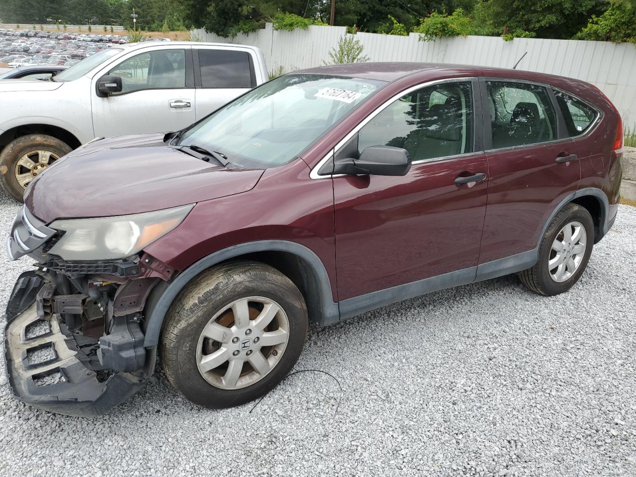 2013 Honda Cr-V Lx vin: 5J6RM3H35DL046059