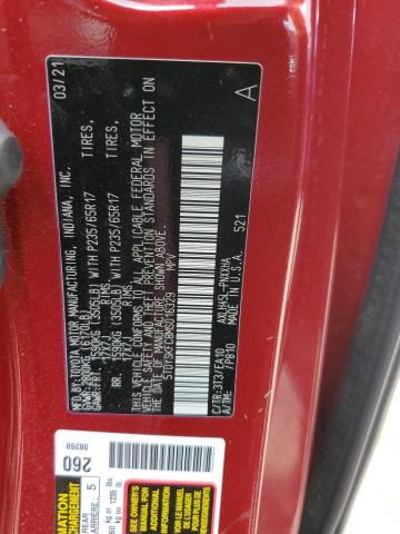 2021 Toyota Sienna Xle VIN: 5TDYSKFC8MS016329 Lot: 57099654