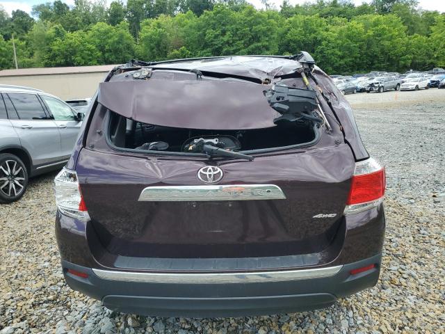 VIN 5TDBK3EH0DS258198 2013 Toyota Highlander, Base no.6