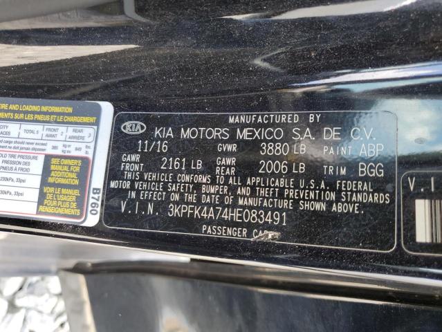 2017 KIA FORTE LX - 3KPFK4A74HE083491
