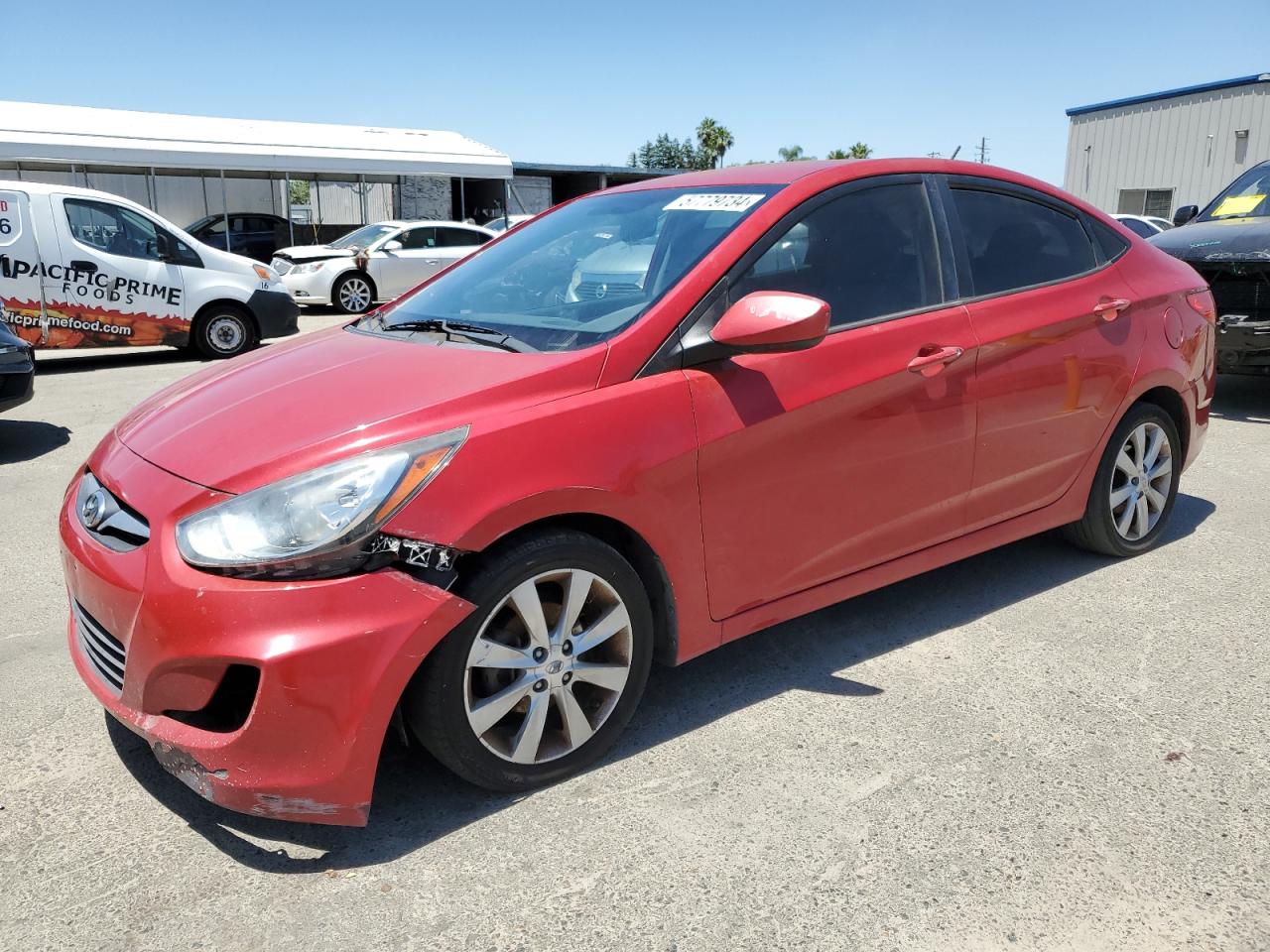 2012 Hyundai Accent Gls vin: KMHCU4AE7CU179858