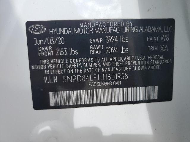 2020 HYUNDAI ELANTRA SE - 5NPD84LF1LH601958