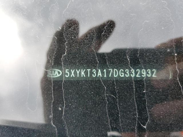 2013 Kia Sorento Lx VIN: 5XYKT3A17DG332932 Lot: 58386834