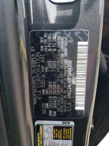 2023 Kia Ev6 Light VIN: KNDC34LA8P5604506 Lot: 59126164