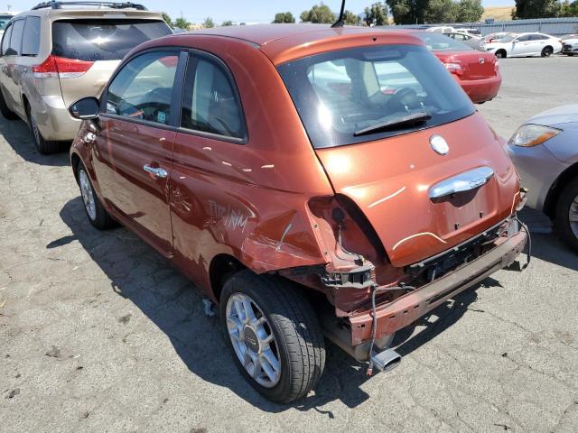 FIAT 500 POP 2013 orange  gas 3C3CFFAR1DT545987 photo #3