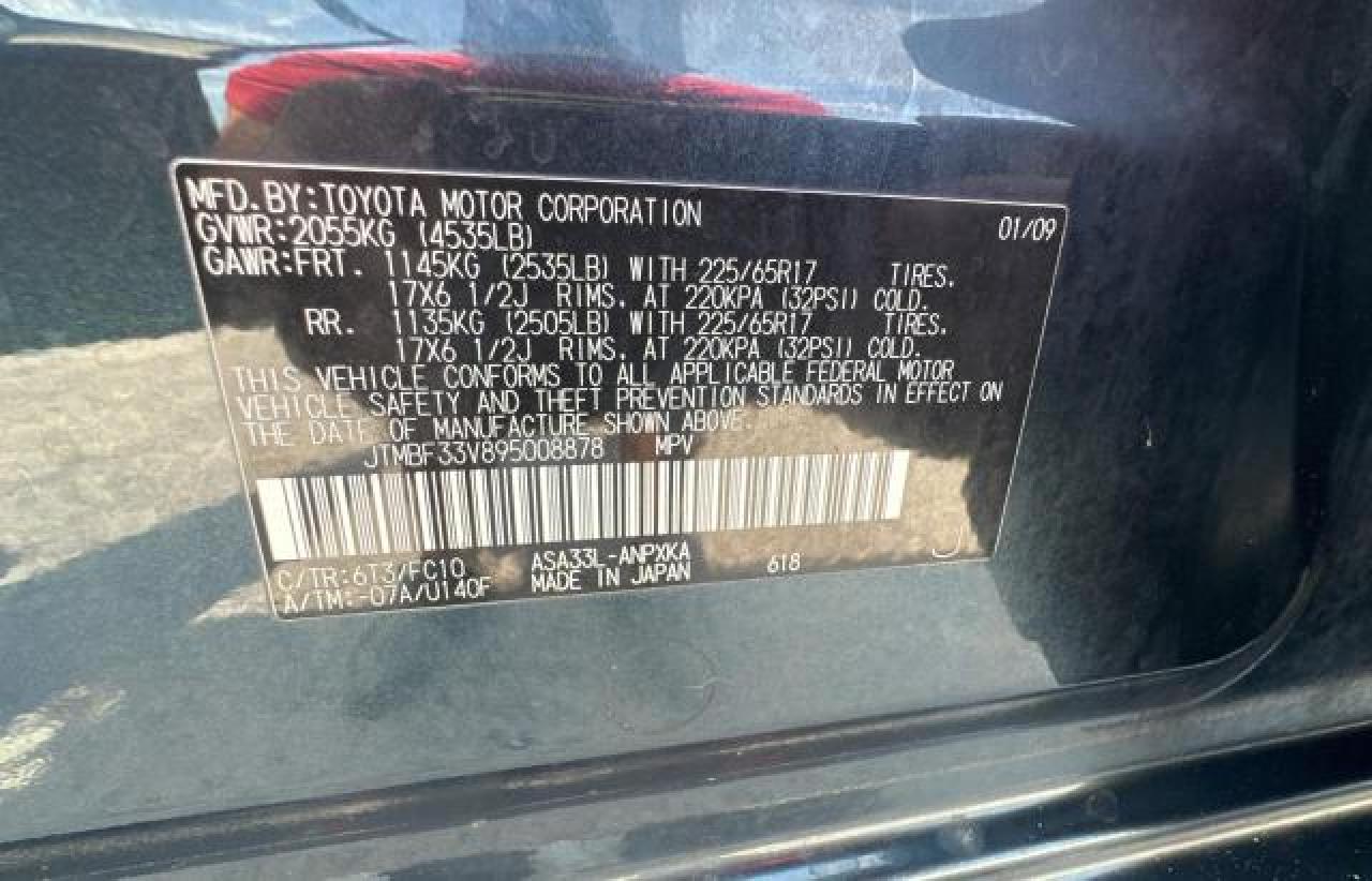 JTMBF33V895008878 2009 Toyota Rav4