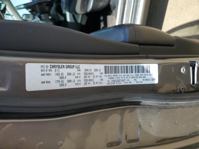 2011 Dodge Durango Crew VIN: 1D4RE4GG3BC743937 Lot: 59975124