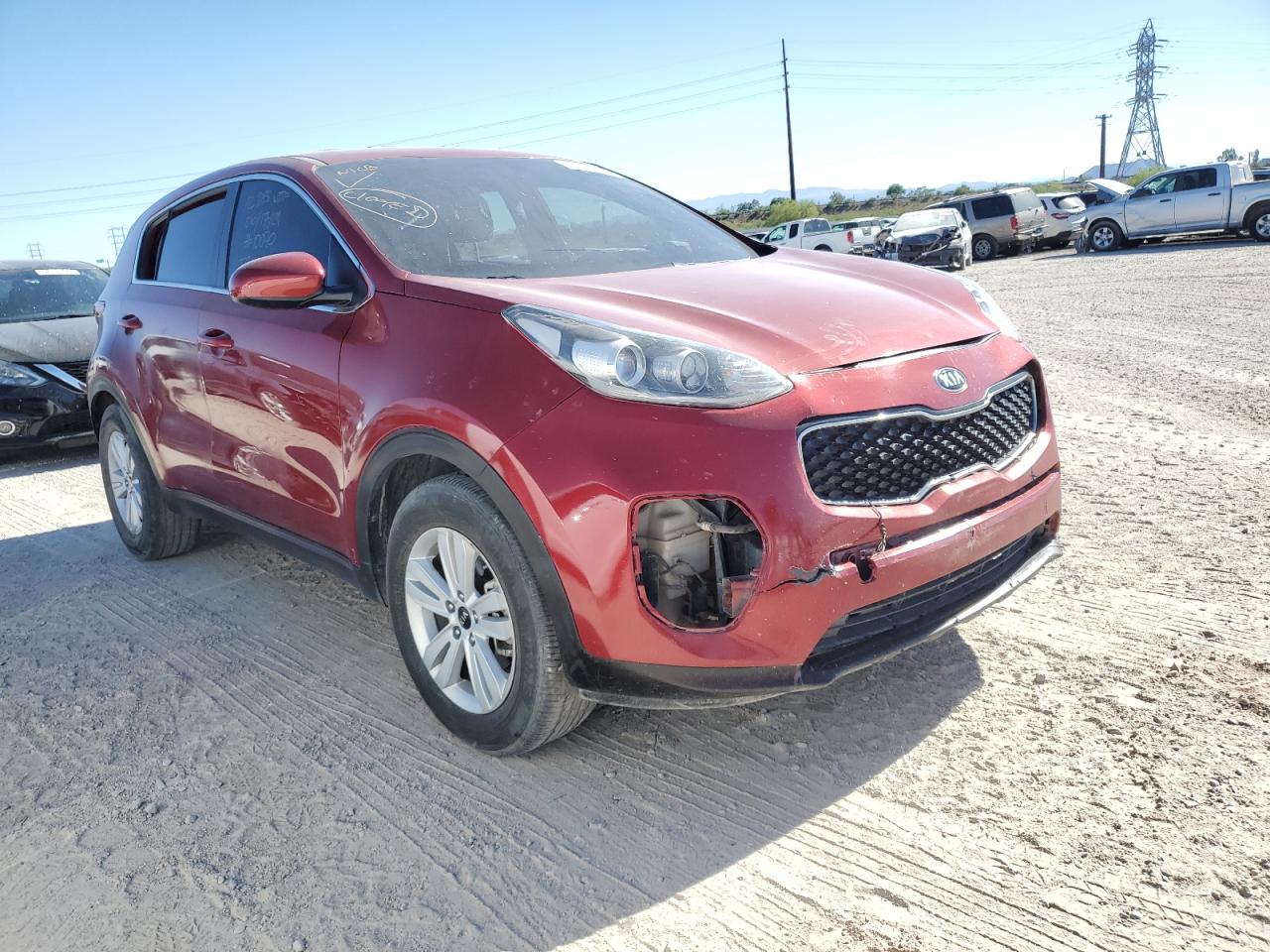 2019 Kia Sportage Lx vin: KNDPM3AC8K7627150