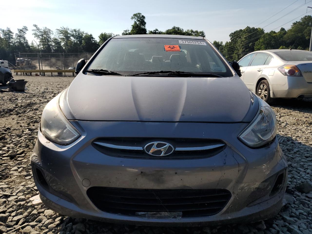 Lot #2784244335 2015 HYUNDAI ACCENT GLS