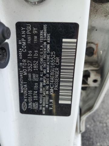 2016 Hyundai Accent Se VIN: KMHCT4AE8GU165525 Lot: 57867714