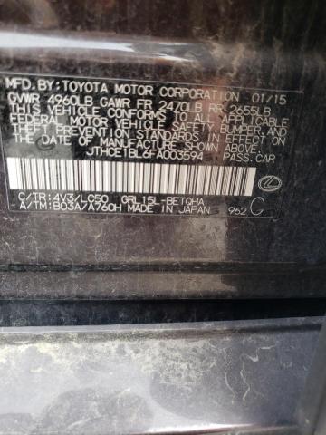 2015 LEXUS GS 350 - JTHCE1BL6FA003594