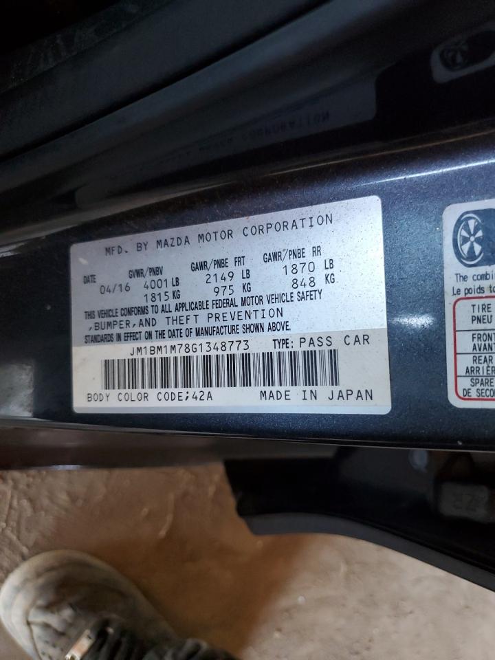 JM1BM1M78G1348773 2016 Mazda 3 Touring