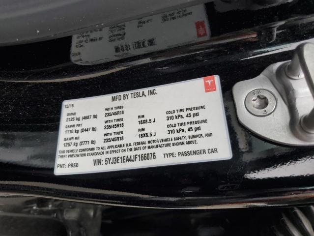 5YJ3E1EA4JF166076 2018 Tesla Model 3