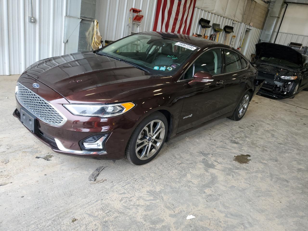 3FA6P0RU4KR191300 2019 Ford Fusion Titanium