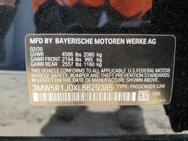 2020 BMW 330I - 3MW5R1J0XL8B29385