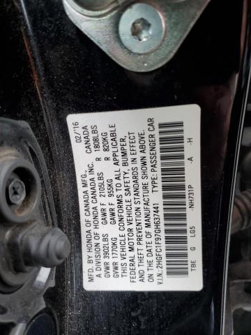 2HGFC1F97GH637441 2016 HONDA CIVIC - Image 12