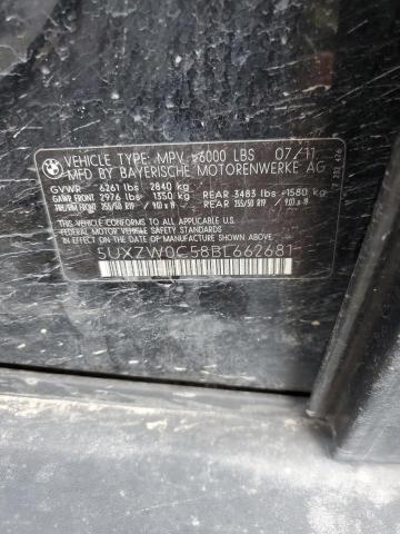 2011 BMW X5 xDrive35D VIN: 5UXZW0C58BL662681 Lot: 55668774