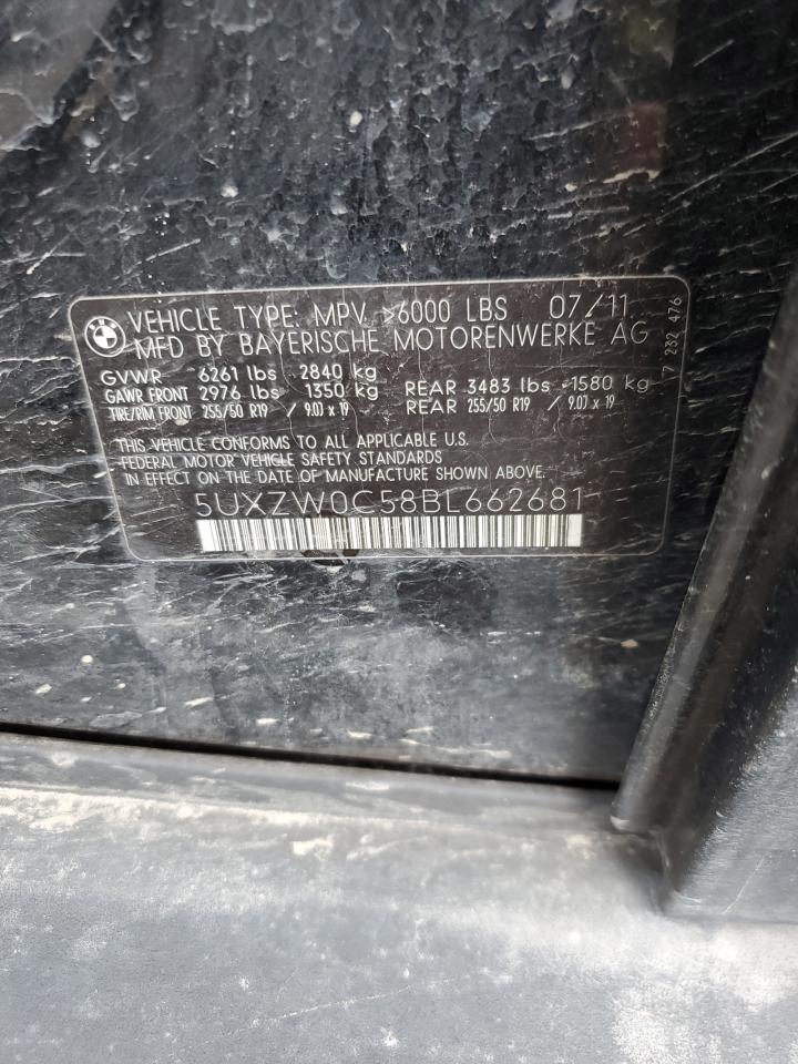 5UXZW0C58BL662681 2011 BMW X5 xDrive35D