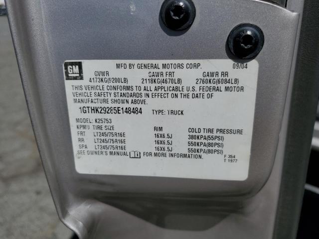 2005 GMC Sierra K2500 Heavy Duty VIN: 1GTHK29285E148484 Lot: 57982954