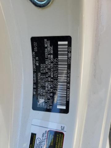 2022 SUBARU BRZ LIMITE JF1ZDBE14N9703795