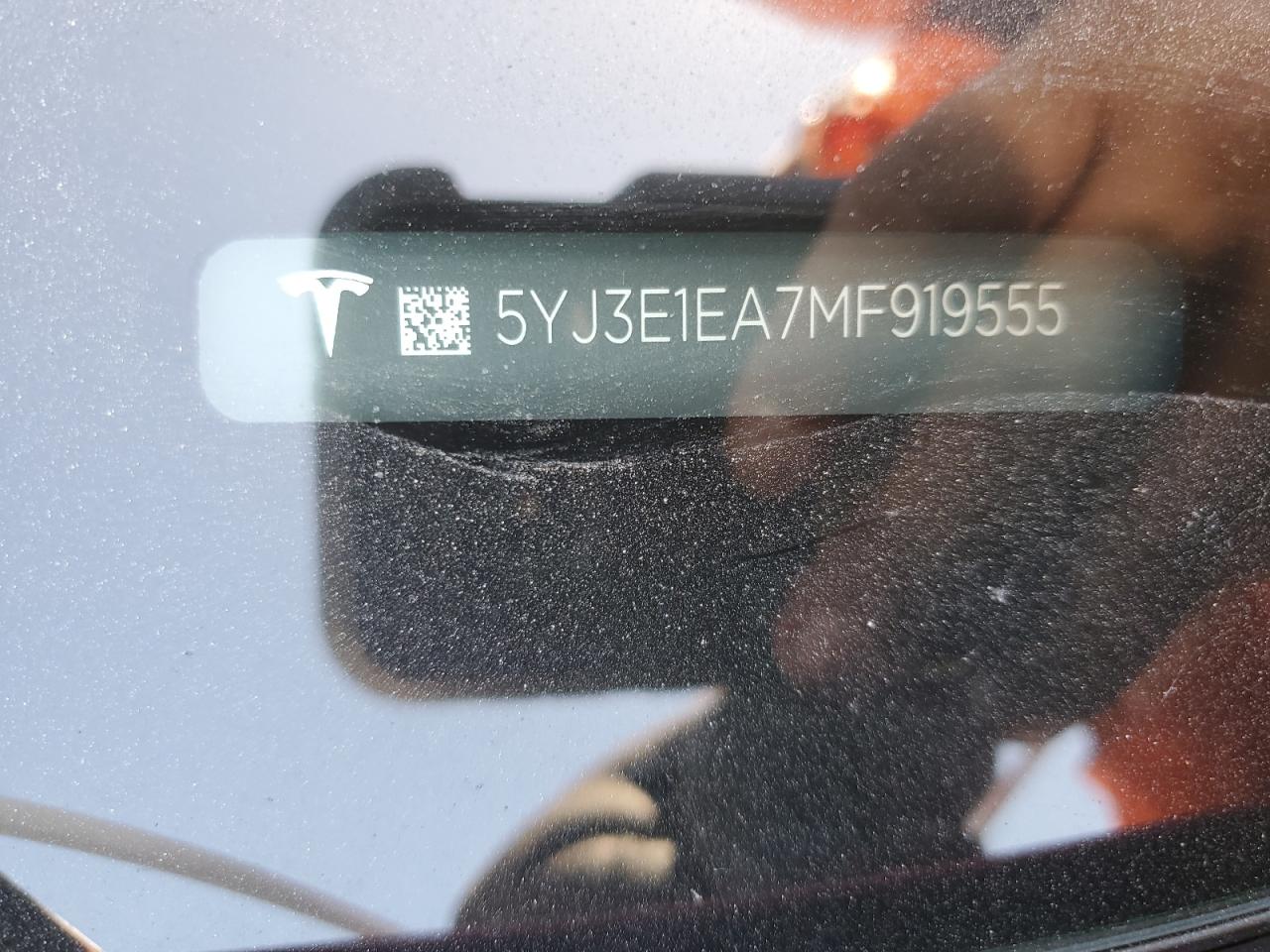 5YJ3E1EA7MF919555 2021 Tesla Model 3