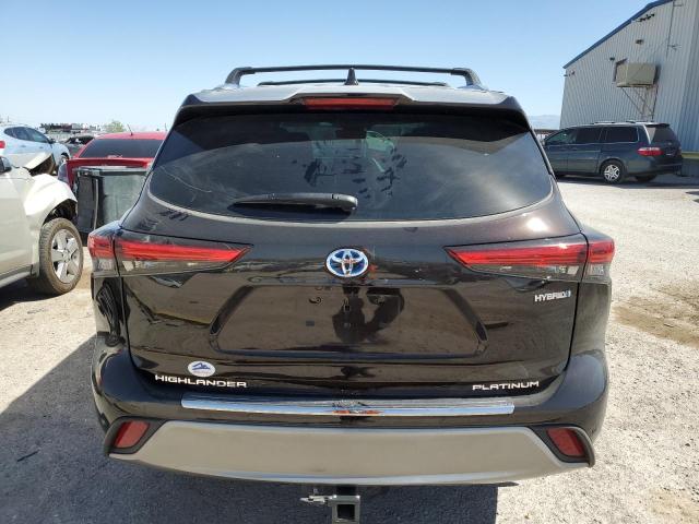 2022 Toyota Highlander Hybrid Platinum VIN: 5TDEBRCH1NS077566 Lot: 58473914