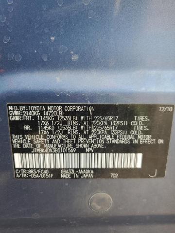 JTMBK4DV3B5101569 2011 Toyota Rav4