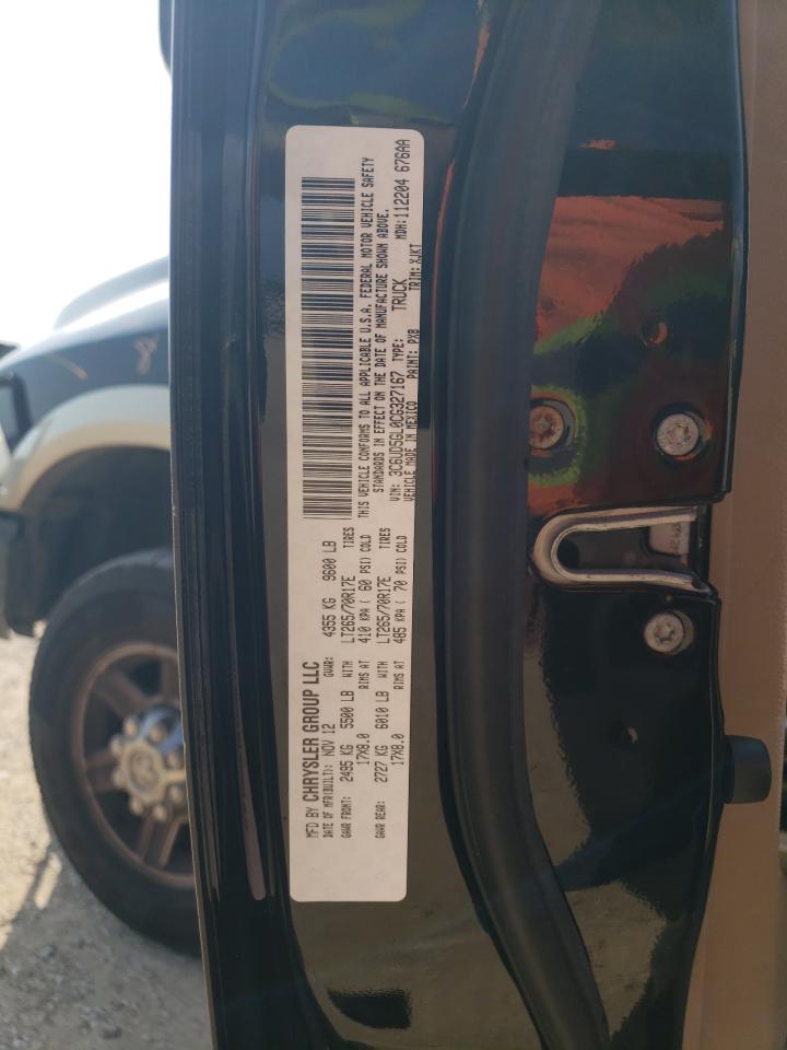 3C6UD5GL0CG327167 2012 Dodge Ram 2500 Longhorn