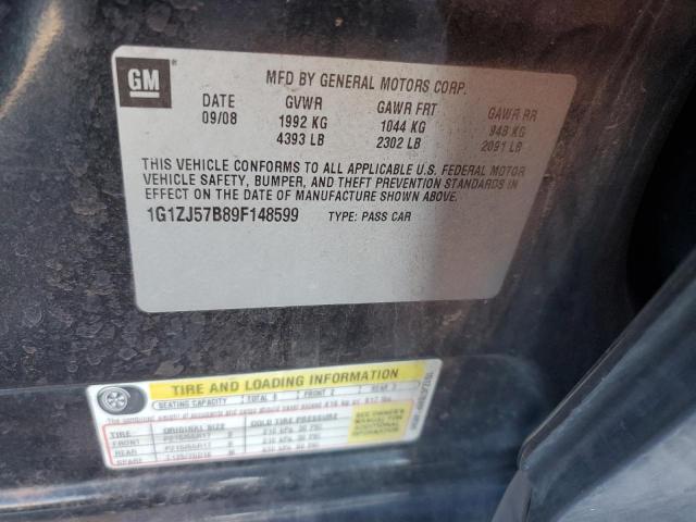 2009 Chevrolet Malibu 2Lt VIN: 1G1ZJ57B89F148599 Lot: 58179314