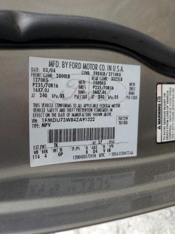 2004 Ford Explorer Xlt VIN: 1FMDU73W84ZA91322 Lot: 58346424