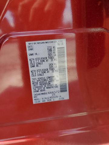 2016 Nissan Pathfinder S VIN: 5N1AR2MN8GC666572 Lot: 58256314