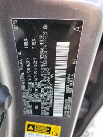 2016 Toyota Highlander Xle VIN: 5TDKKRFH7GS125623 Lot: 59131884