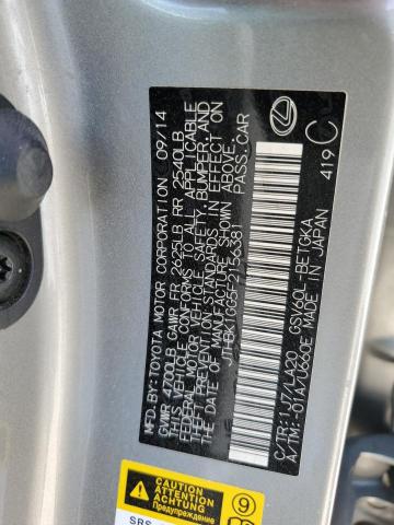 2015 Lexus Es 350 VIN: JTHBK1GG5F2156381 Lot: 56856904