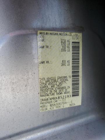 2014 Nissan Sentra S VIN: 1N4AB7AP6EN852193 Lot: 60573244