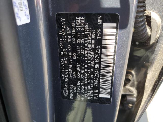 2019 Hyundai Tucson Se VIN: KM8J23A48KU975225 Lot: 58401944