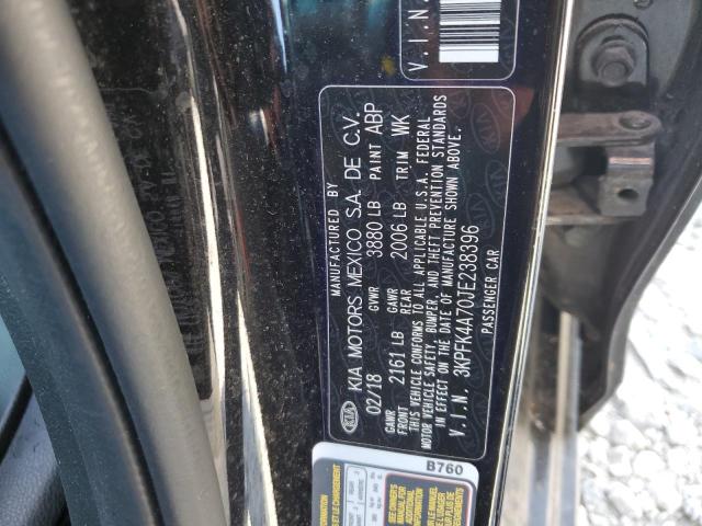 2018 Kia Forte Lx VIN: 3KPFK4A70JE238396 Lot: 53436304