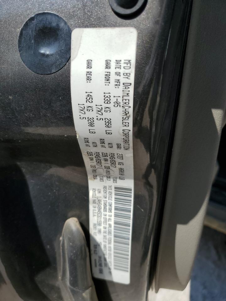 1J4HS48N45C611590 2005 Jeep Grand Cherokee Laredo