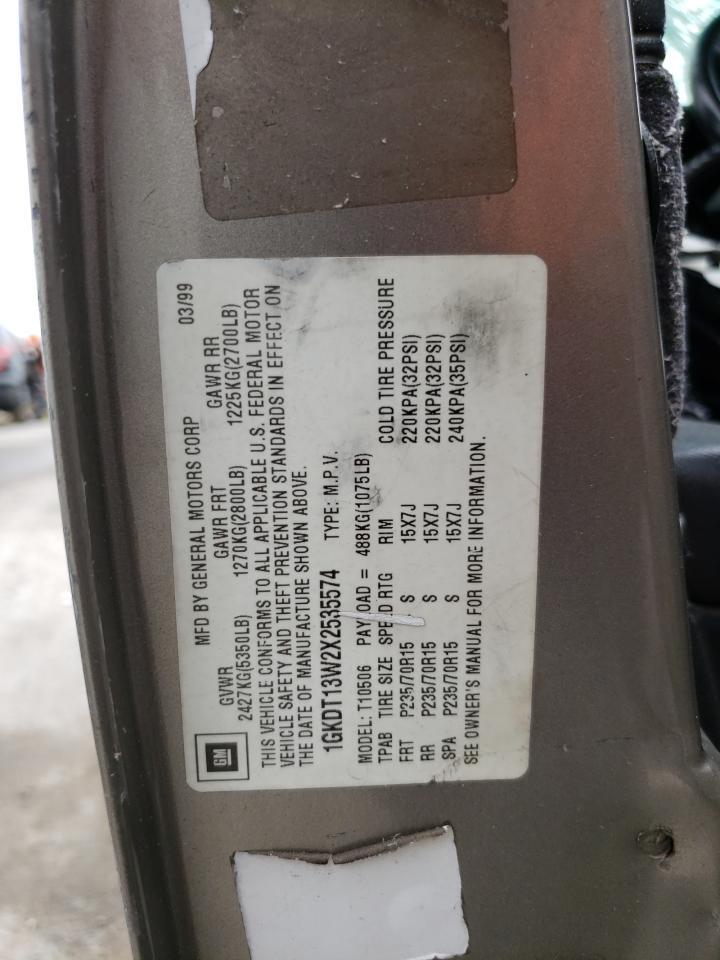 1GKDT13W2X2535574 1999 GMC Jimmy