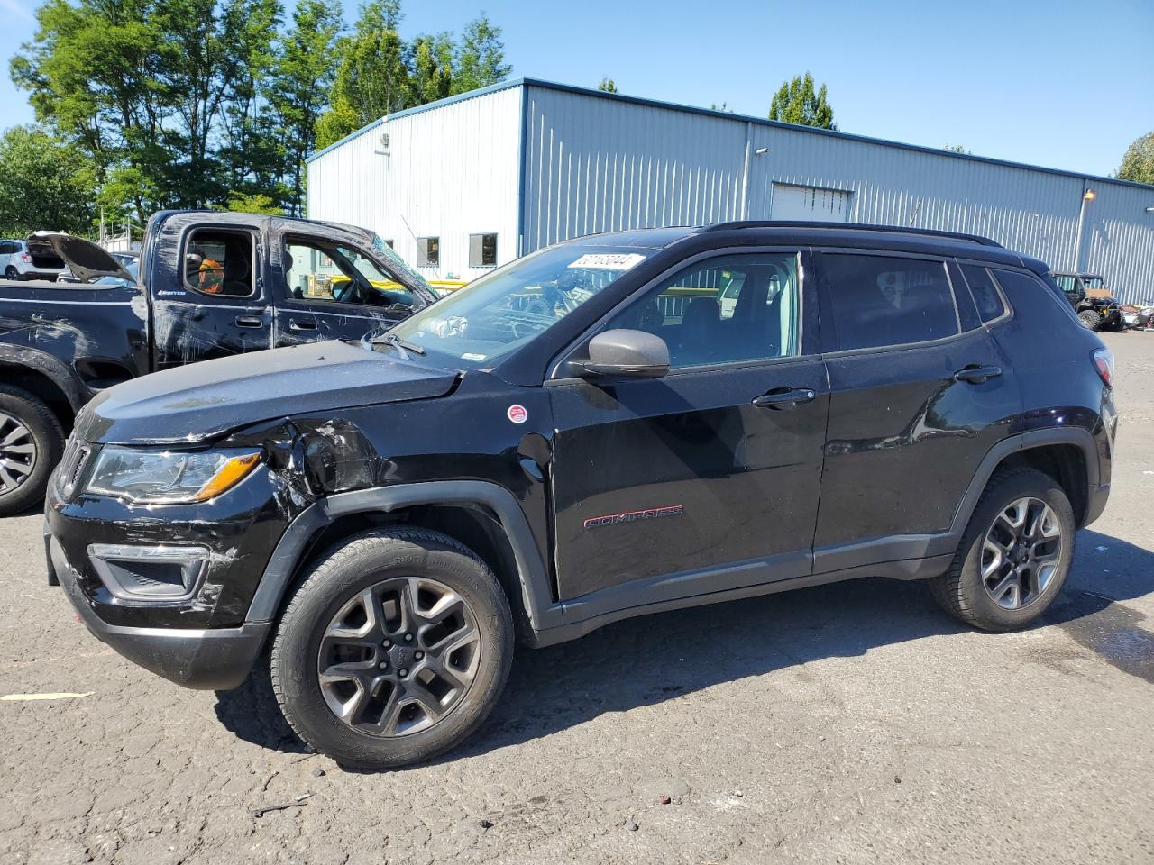 JEEP COMPASS TR 2018 black  gas 3C4NJDDB9JT441989 photo #1