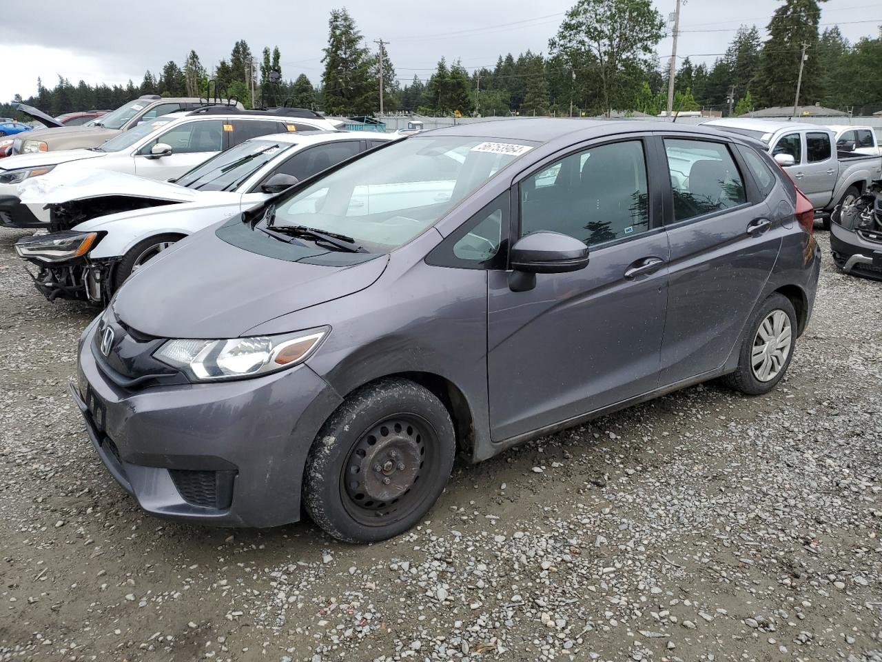 3HGGK5H5XFM750938 2015 Honda Fit Lx