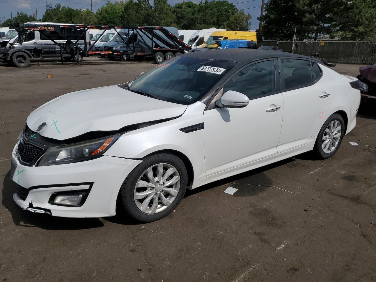 2014 Kia Optima Ex vin: 5XXGN4A70EG271391