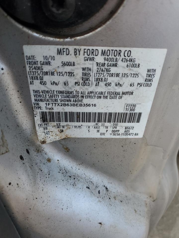 1FT7X2B63BEB35616 2011 Ford F250 Super Duty