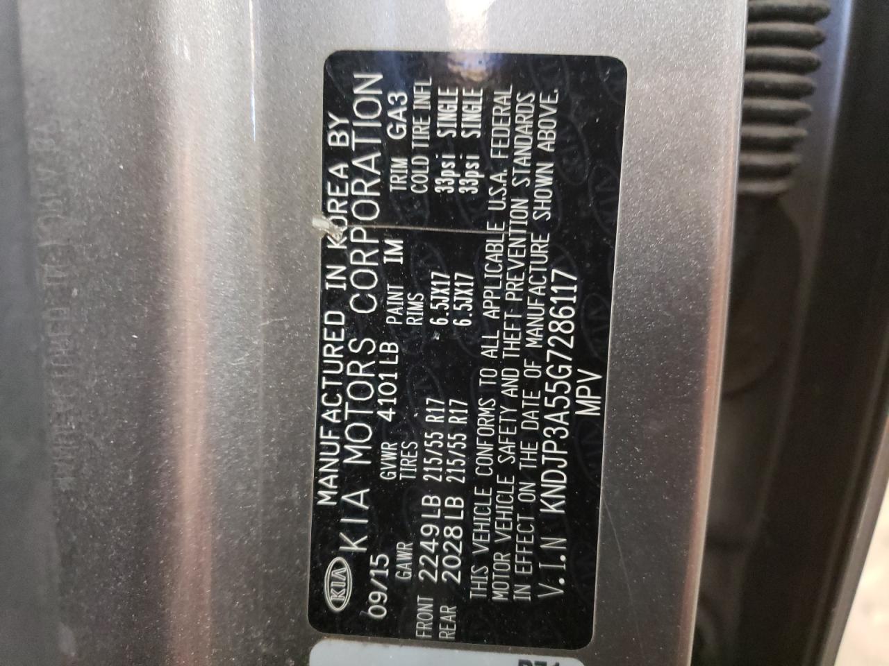 KNDJP3A55G7286117 2016 Kia Soul +