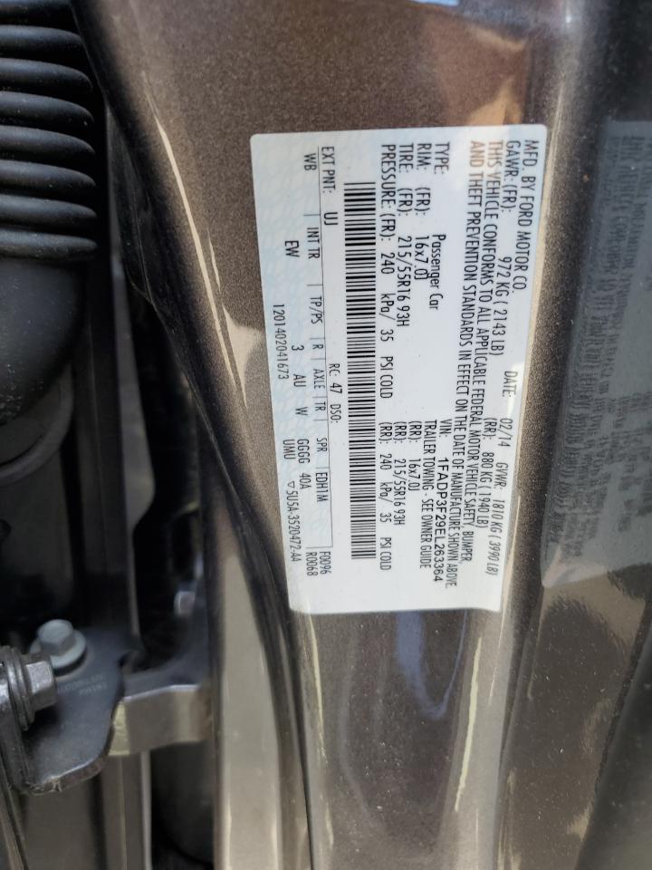 1FADP3F29EL263364 2014 Ford Focus Se